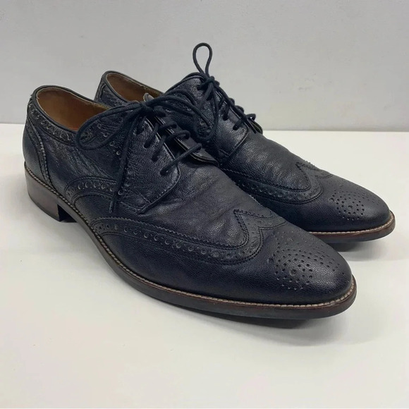 Cole Haan Lenox Hill Casual Wingtip Oxford in Black Size 11 - Picture 1 of 6